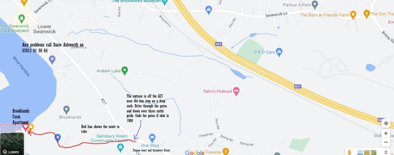 Brooklands Barn Διαμέρισμα Lower Swanwick Εξωτερικό φωτογραφία